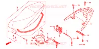 SELLE pour Honda ELITE 125 de 2007