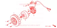 ALTERNATEUR (SC1255,6,8) pour Honda ELITE 125 de 2008