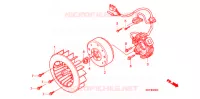 ALTERNATEUR pour Honda ELITE 125 de 2013