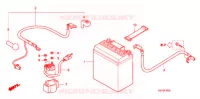 BATTERIE pour Honda ELITE 125 de 2013