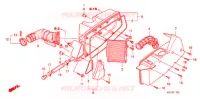 FILTRE A AIR pour Honda ELITE 125 de 2013