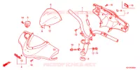 GUIDON   CARENAGE pour Honda ELITE 125 de 2013