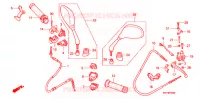 LEVIER DE GUIDON   CABLE   COMMODO pour Honda ELITE 125 de 2013
