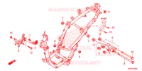 CADRE pour Honda SH 125 ABS SPECIAL 4E de 2013