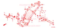 CADRE pour Honda SH 125 ABS D SPECIAL 5ED de 2013