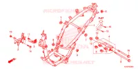 CADRE pour Honda SH 125 SPECIAL 3F de 2013