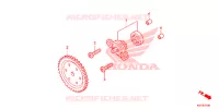 POMPE A HUILE pour Honda SH 125 SPECIAL 3F de 2013