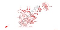 PHARE pour Honda SH 125 SPECIAL 4E de 2013