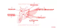 AUTOCOLLANTS pour Honda SH 300 ABS BLACK de 2013