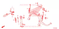 BEQUILLE pour Honda SH 300 ABS de 2013