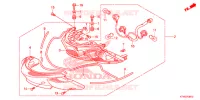 FEUX ARRIERE pour Honda SH 300 ABS de 2013
