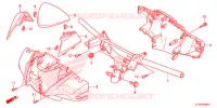 GUIDON   CARENAGE pour Honda SH 300 ABS de 2013