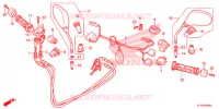 COMMODO   CABLE   RETROVISEUR pour Honda SH 300 de 2013