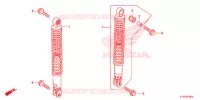 AMORTISSEUR ARRIERE pour Honda SH 300 de 2013