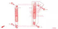 AMORTISSEUR ARRIERE pour Honda SH 300 de 2013