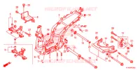 CADRE pour Honda SH 300 de 2013