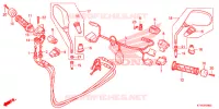COMMODO   CABLE   RETROVISEUR pour Honda SH 300 de 2013
