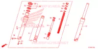 FOURCHE pour Honda SH 300 de 2013