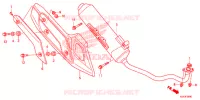 SILENCIEUX D'ECHAPPEMENT pour Honda SH 150 ABS SPECIAL 2F de 2013