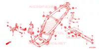 CADRE pour Honda SH 150 ABS D SPECIAL 2F de 2013