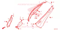 CARENAGE ARRIERE pour Honda SH 150 ABS D SPECIAL 2F de 2013