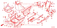 MARCHE PIEDS pour Honda SH 150 ABS D SPECIAL 2F de 2013
