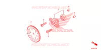 POMPE A HUILE pour Honda SH 150 D SPECIAL 3F de 2013
