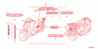 AUTOCOLLANTS pour Honda SH 150 D SPECIAL 4E de 2013