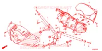 GUIDON   CARENAGE pour Honda SH 150 D SPECIAL 4E de 2013