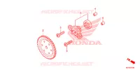 POMPE A HUILE pour Honda SH 150 D SPECIAL 4E de 2013