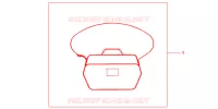 SAC INTERIEUR DE TOP CASE pour Honda SH 150 D SPECIAL 4E de 2013