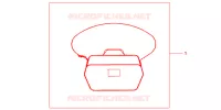 SAC INTERIEUR DE TOP CASE pour Honda SH 150 D SPECIAL 5ED de 2013