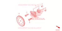 POMPE A HUILE pour Honda SH 150 D de 2013