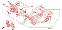 ETRIER DE FREIN AVANT DROIT ('09,'11,'12,'13,'14) pour Honda ST 1300 ABS POLICE de 2011