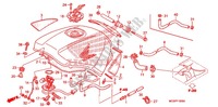 RESERVOIR A CARBURANT pour Honda ST 1300 ABS POLICE de 2011