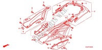 COUVERCLES LATERAUX   ARRIERES pour Honda ST 1300 ABS POLICE de 2012