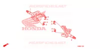 ARBRE DE ROUE  pour Honda TRX 250 FOURTRAX RECON Electric Shift de 2011