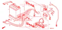 BATTERIE pour Honda TRX 250 FOURTRAX RECON Electric Shift de 2011