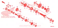 BOITE DE VITESSES pour Honda TRX 250 FOURTRAX RECON Electric Shift de 2011