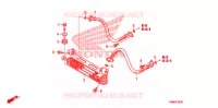 RADIATEUR D'HUILE pour Honda TRX 250 FOURTRAX RECON Electric Shift de 2011
