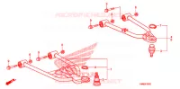 TRIANGLES AVANT pour Honda TRX 250 FOURTRAX RECON Electric Shift de 2011