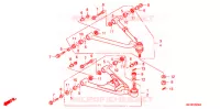 TRIANGLES AVANT pour Honda SPORTRAX TRX 400 X de 2013