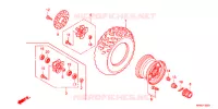 ROUE AVANT pour Honda FOURTRAX 420 RANCHER 4X4 Manual Shift CAMO de 2011