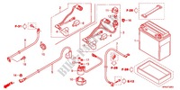 BATTERIE pour Honda FOURTRAX 420 RANCHER 4X4 Manual Shift CAMO de 2011