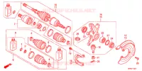 ARBRE DE ROUE AVANT (4WD) pour Honda FOURTRAX 420 RANCHER 4X4 Manual Shift RED de 2011