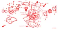 CULASSE pour Honda FOURTRAX 420 RANCHER 4X4 Manual Shift RED de 2011