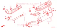 SILENCIEUX D'ECHAPPEMENT pour Honda FOURTRAX 420 RANCHER 4X4 Manual Shift RED de 2011