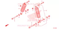 AMORTISSEUR ARRIERE pour Honda FOURTRAX 420 RANCHER 4X4 AT PS de 2013