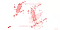 AMORTISSEUR AVANT pour Honda FOURTRAX 420 RANCHER 4X4 AT PS de 2013