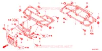 SUPPORT pour Honda FOURTRAX 420 RANCHER 4X4 PS RED de 2011